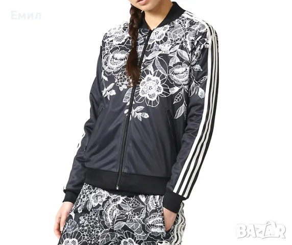 Дамско Adidas Superstar Track Jacket, Размер L, снимка 1 - Спортни екипи - 47570370