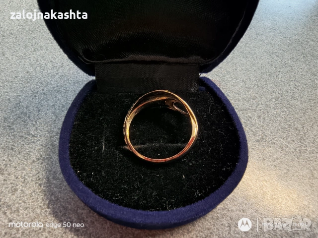 Нов Златен пръстен -2,27гр 14к, снимка 5 - Пръстени - 53427091