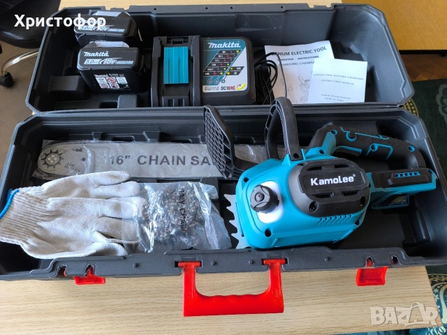 Ел. верижен трион на батерии