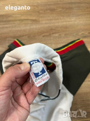 Оригинална ретро тениска Vintage 90's ATP Tour Lotto Boris Becker , XL размер , снимка 6 - Спортни дрехи, екипи - 54280402