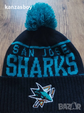 mitchell and ness san jose sharks - зимна фенска шапка КАТО НОВА