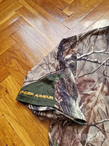 Страхотна мъжка камуфлажна тениска UNDER ARMOUR размер L, снимка 7 - Тениски - 54102003