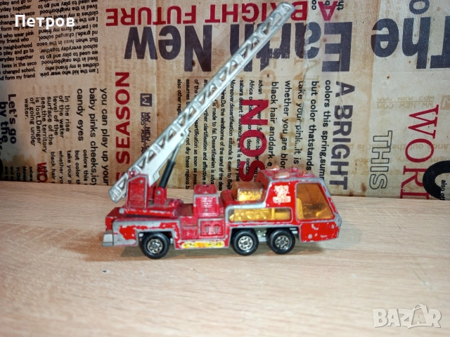 Стара количка.K-9 Fire Tender.Machbox, снимка 4 - Колекции - 52880494