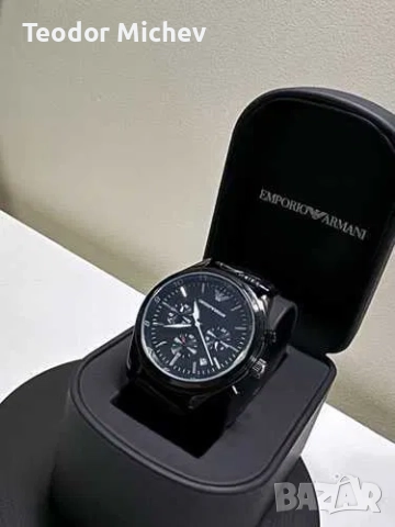 Emporio Armani – Мъжки хронограф, отлично състояние, снимка 4 - Мъжки - 51527792