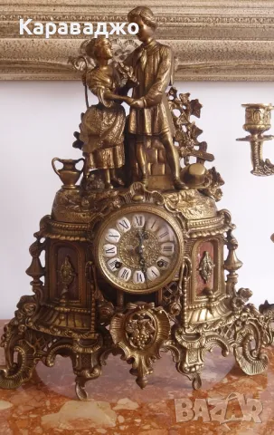 Каминен Комплект, снимка 2 - Стенни часовници - 49705706