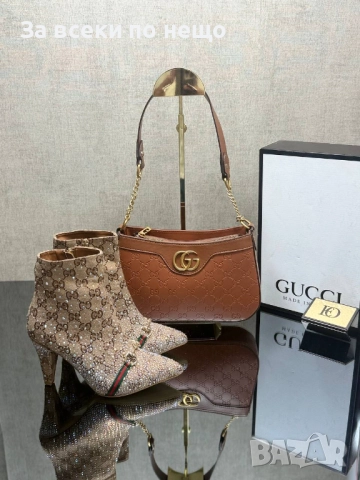 Gucci Дамски Боти На Ток Гучи Код SK112
