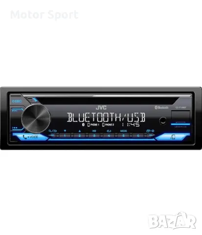 Радио CD-Радио JVC Bluetooth,USB,AUX , снимка 2 - Радиокасетофони, транзистори - 47188294