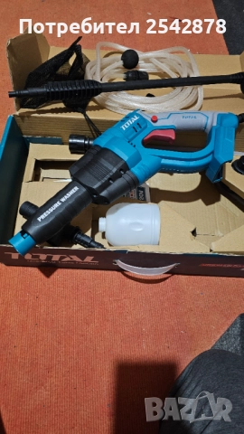 Водоструйка на батерия Total , снимка 2 - Други инструменти - 52876354