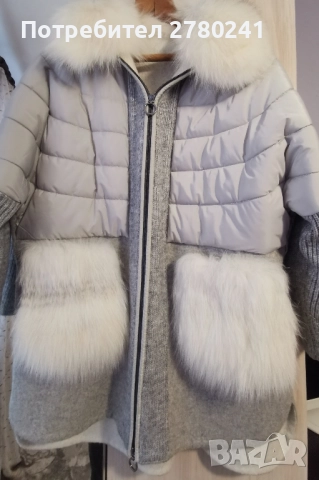 Дамско палто алпака, снимка 4 - Палта, манта - 52240771