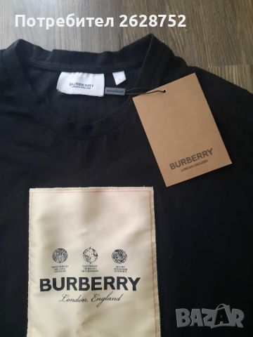 Мъжка тениска BURBERRY, снимка 4 - Тениски - 46636315