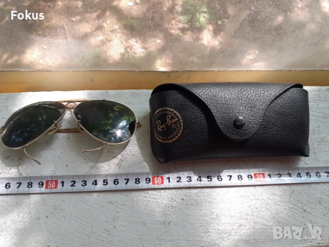 Слънчеви очила Ray Ban Bausch & Lomb - Рей Бан Авиатор BL, снимка 8 - Антикварни и старинни предмети - 53423828