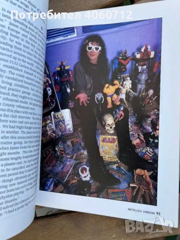 Оригинална биографична книга за Metallica/Металика, снимка 5 - Други - 45223960