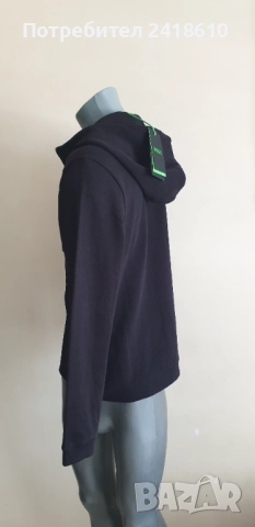 Hugo Boss Saggy Curved Full Zip Hoodie Mens Size M НОВО! ОРИГИНАЛ! Мъжка Качулка с цял цип!, снимка 6 - Спортни дрехи, екипи - 51593877
