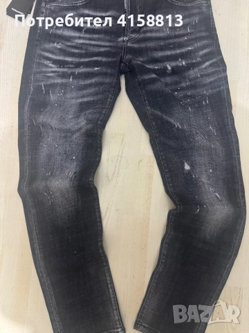 Dsquared2 Black Jeans – размер 50, оригинални, Made in Italy