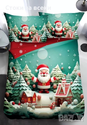 Коледни спални комплекти , снимка 8 - Спално бельо - 52541166