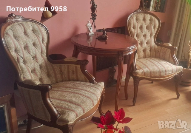 Старинен автентичен сет за хол