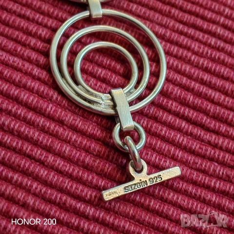 Сребърна гривна. , снимка 3 - Гривни - 53580188