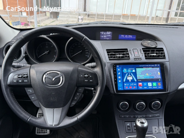 9" Мултимедия Mazda 3 2009-2013 Мазда Android 15 Навигация, снимка 2 - Аксесоари и консумативи - 45760421