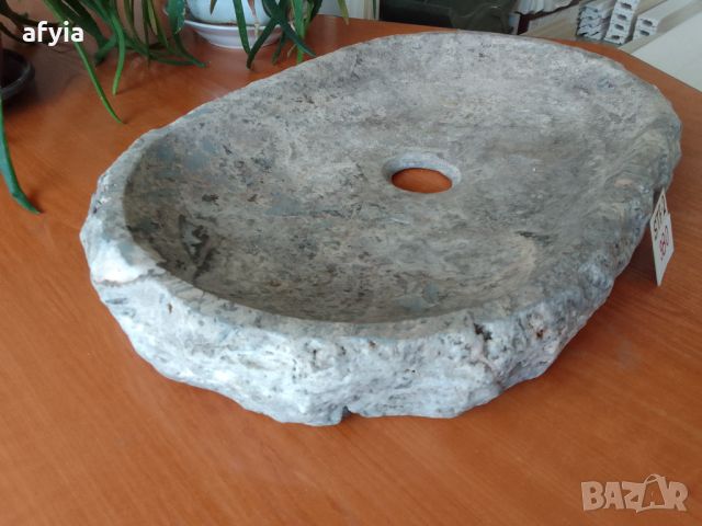Каменна мивка от силвър травертин, снимка 3 - Мивки - 45318984