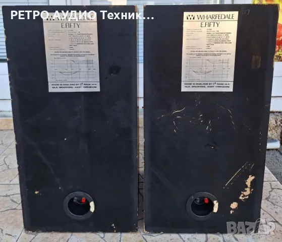 Висок клас винтидж Hifi тонколони WARFEDALE
mod. E.FIFTY

, снимка 5 - Тонколони - 50236501