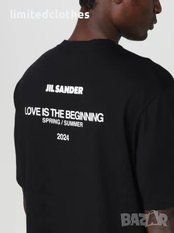 JIL SANDER Black Love is the Beginning Print Мъжка / Дамска Тениска size M, снимка 1 - Тениски - 46924064