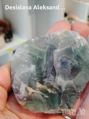 Едностранно полирана плочка флуорит от Индия , снимка 1