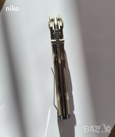 сгъваем нож, стомана D2, дръжка G10, снимка 7 - Ножове - 52942503