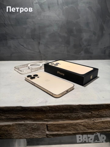 КАТО ЧИСТО НОВ Iphone 13 Pro 256 GB Gold, снимка 4 - Apple iPhone - 52804658