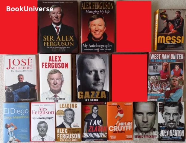 Футболни книги на английски език - с АВТОГРАФ от сър Алекс Фъргюсън!
