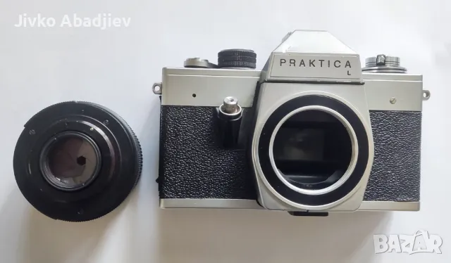 Practica L + Pentacon 50мм/1.8 на M42, снимка 3 - Фотоапарати - 46926731