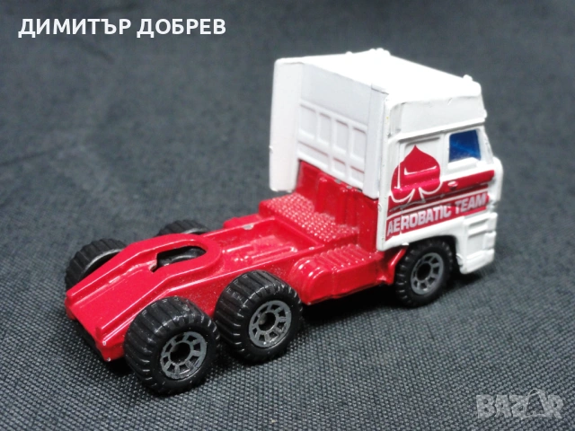 СТАРА РЕТРО МЕТАЛНА КОЛИЧКА DAF 3300 MATCHBOX CHINA, снимка 4 - Колекции - 53424221