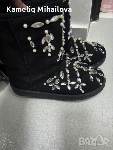 Зимни боти-апрески, снимка 3 - Дамски боти - 53075989