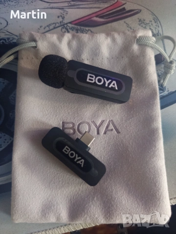 Безжичен микрофон TYPE C /за мобилно устройство/, снимка 3 - Микрофони - 53166136