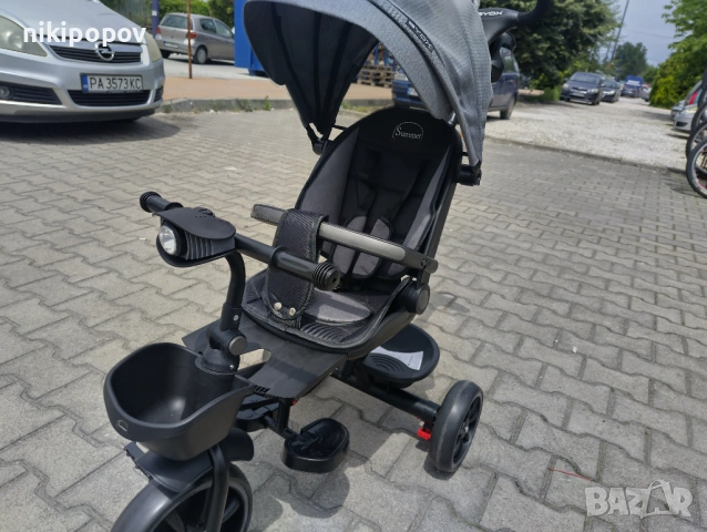 BYOX Детска триколка SUMMER сив, снимка 9 - Детски велосипеди, триколки и коли - 53564573