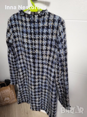 Вълнена Рокля размер С, снимка 3 - Рокли - 53928111