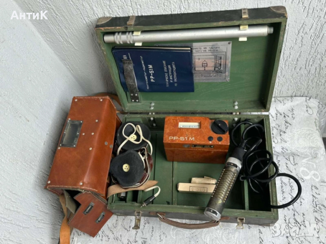 Соц Български Дозиметър Гайгеров Брояч РР-51м, снимка 2 - Антикварни и старинни предмети - 51953664