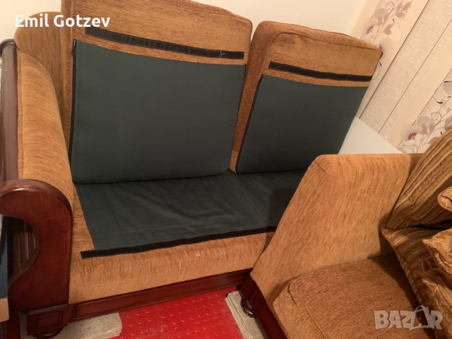 Ъглов диван с лежанка, снимка 5 - Дивани и мека мебел - 54084490