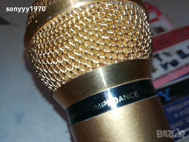 MASCOT UM-1205G GOLD MICROPHONE-GERMANY M1407241817, снимка 8 - Микрофони - 46577995