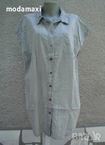 4XL Нова памучна  риза Sheego, снимка 1