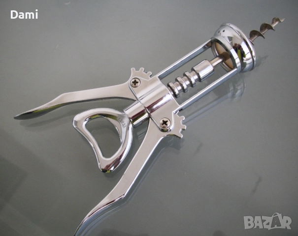 Двураменен тирбушон с отварачка, снимка 6 - Аксесоари за кухня - 52923325