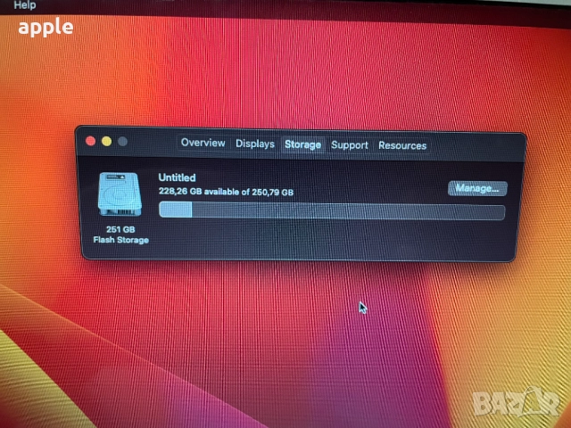 13" Core i5 MacBook Air А1466 (2017)-КАТО НОВ, снимка 10 - Лаптопи за работа - 51419809