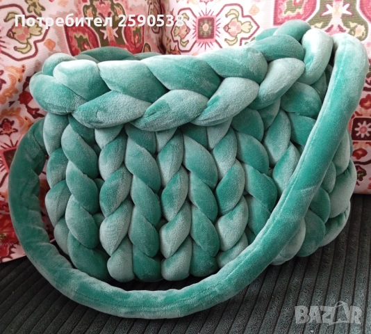 Ръчно изработена чанта Маршмелоу, снимка 2 - Чанти - 53895234