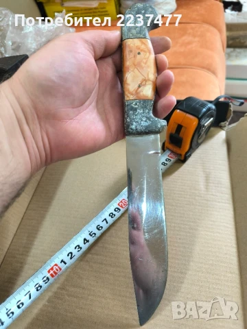 голям соц нож Хан Тервел , снимка 9 - Ножове - 51278237