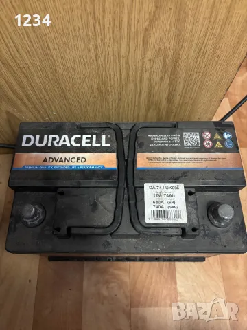 Акумулатор Duracell-74 Ah, снимка 3 - Аксесоари и консумативи - 49217632