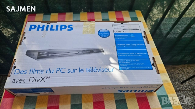 DVD PHILIPS -DVP-3142, снимка 4 - MP3 и MP4 плеъри - 53822536