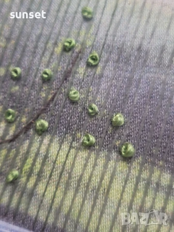 Картина от КОПРИНА,ръчно шита и бродирана , в кутия , за подарък- Япония, снимка 10 - Картини - 51261590