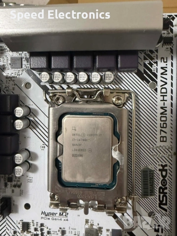  Asrock B760M-HDV/M.2 DDR5 +i7-14700KF Sockel 1700