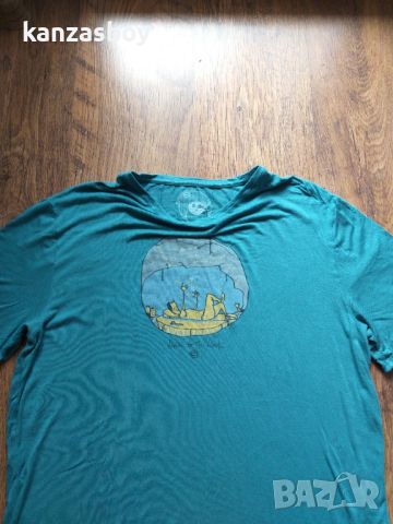 E9 Climbing  96% bamboo T-shirt  - страхотна мъжка тениска КАТО НОВА Л, снимка 6 - Тениски - 45718385