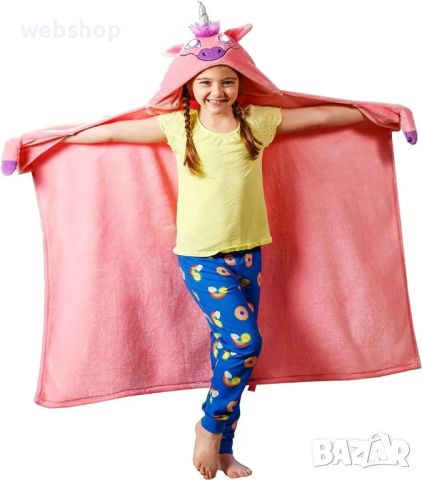 Детско Одеяло със Светещи очи , Динозавър/Еднорог, снимка 3 - Спално бельо и завивки - 46123861
