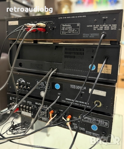🔊Ретро аудио сет - система TECHNICS - усилвател, тунер, дек + опция еквалайзер🔊, снимка 3 - Аудиосистеми - 51973944